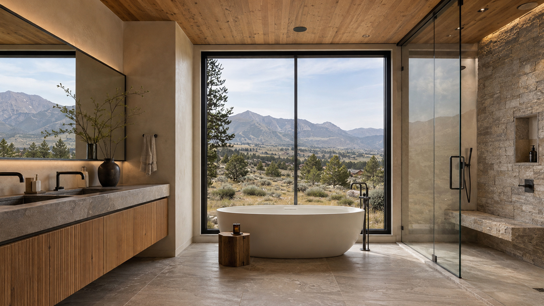 Calloway Residence, primary bath